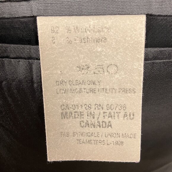 Ralph Lauren Chaps Suit Men 42 34Wx28L Gray Blue Pinstripe Cashmere‎ Wool Canada - Picture 8 of 16